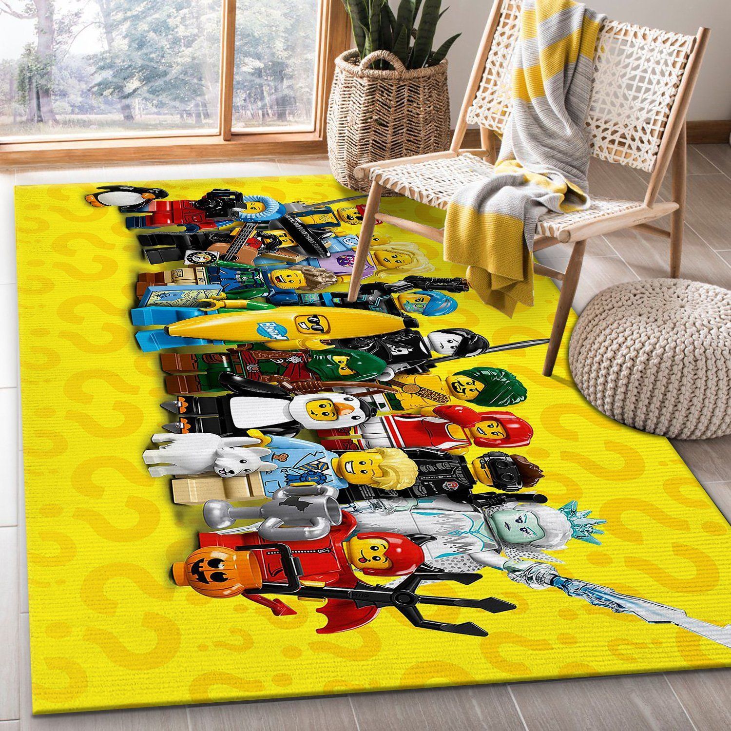 Deschea Lego Movies Rug – Custom Size And Printing