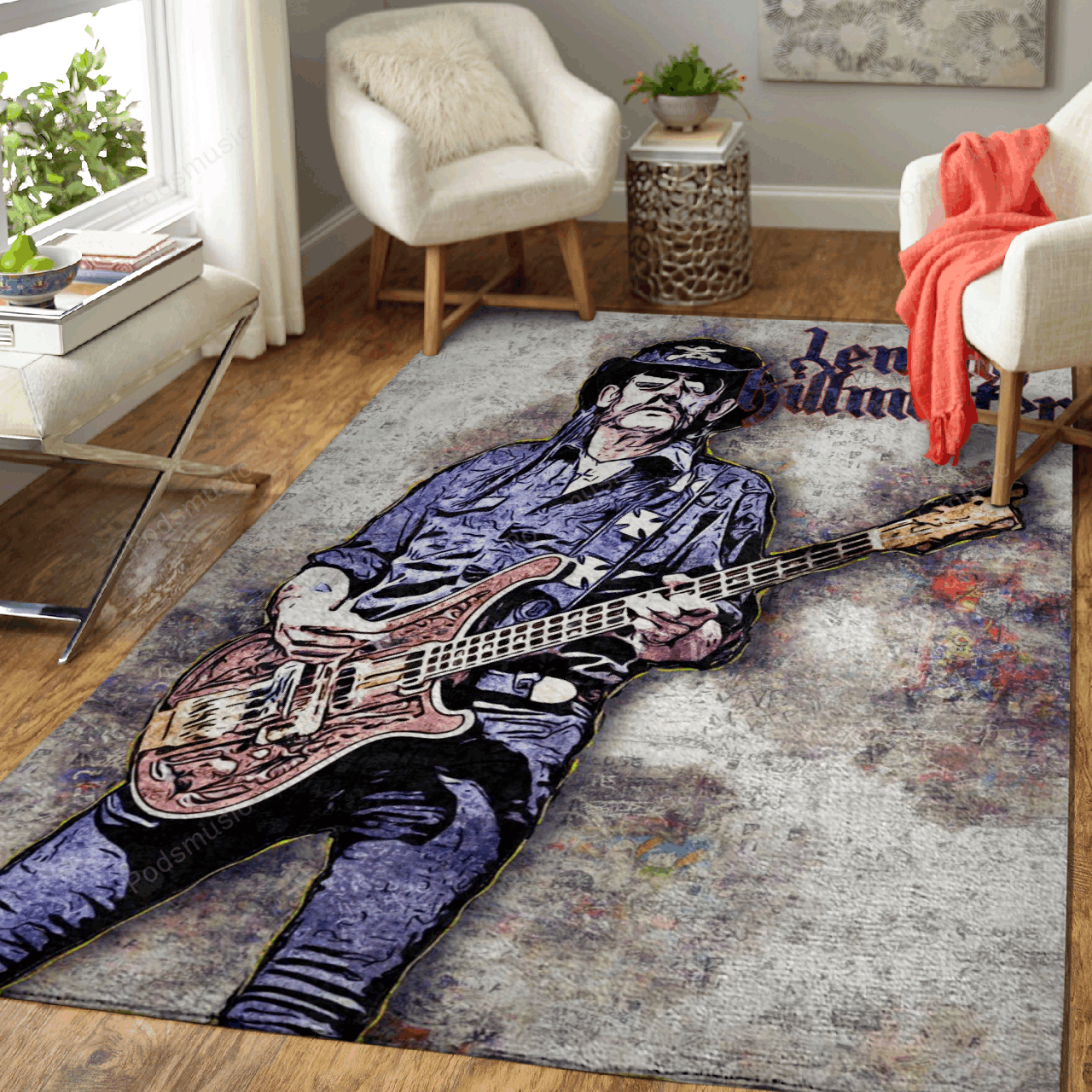 Deschea Lemmy Kilmister Wallpaint Music Wall Art For Fans Area