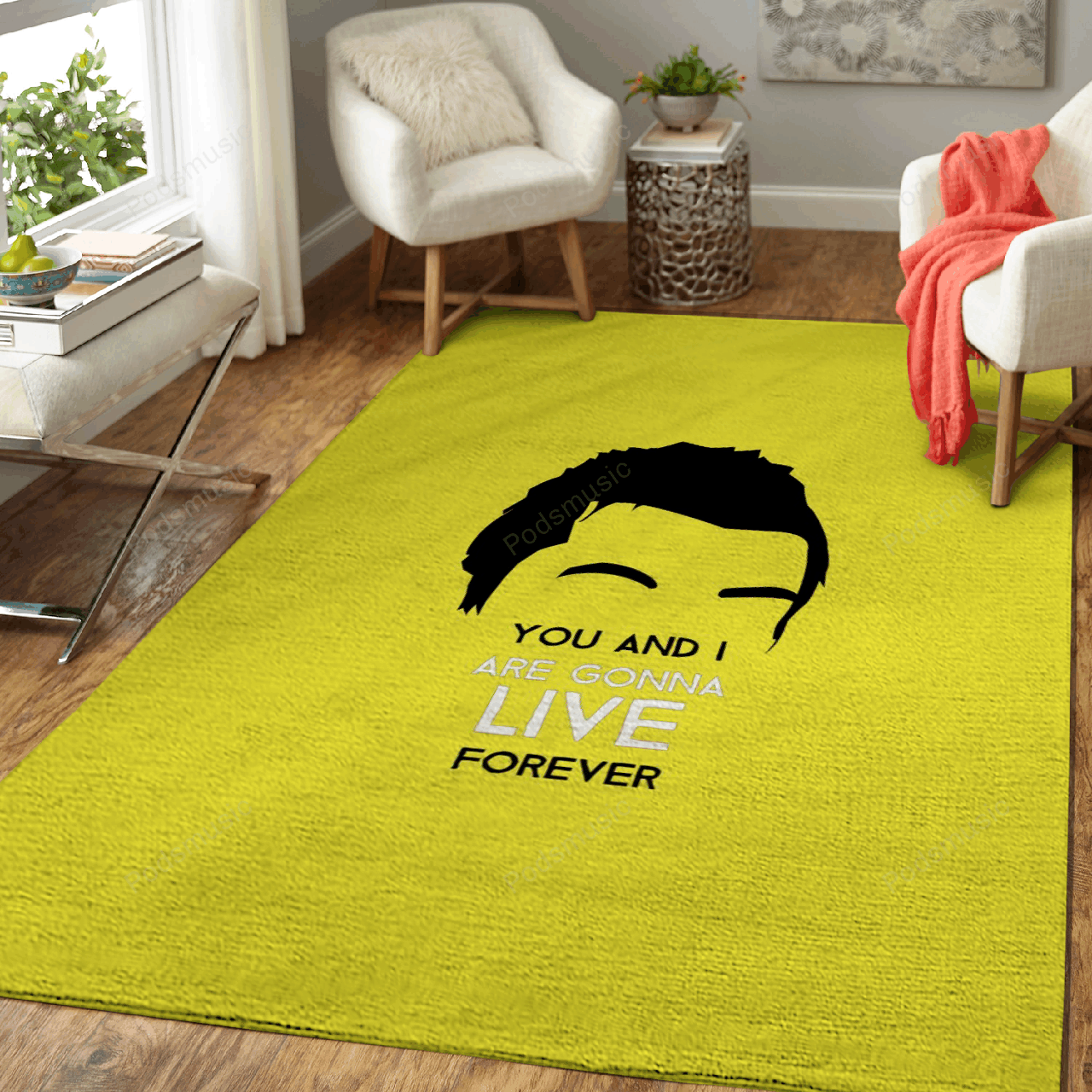 Deschea Liam Gallagher Yellow Music Icons Art For Fans Area