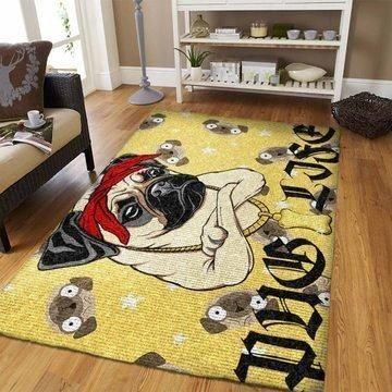 Deschea Life Of Cool Pug Area Rug 190909 Ofd Area