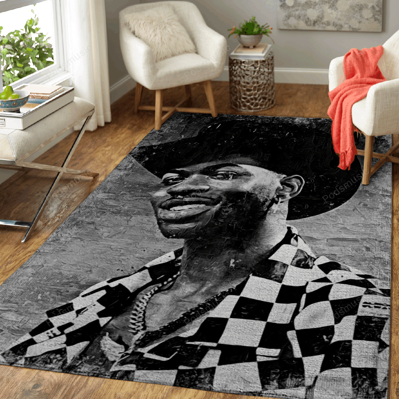 Deschea Lil Nas X Music Monochrome Art For Fans Area