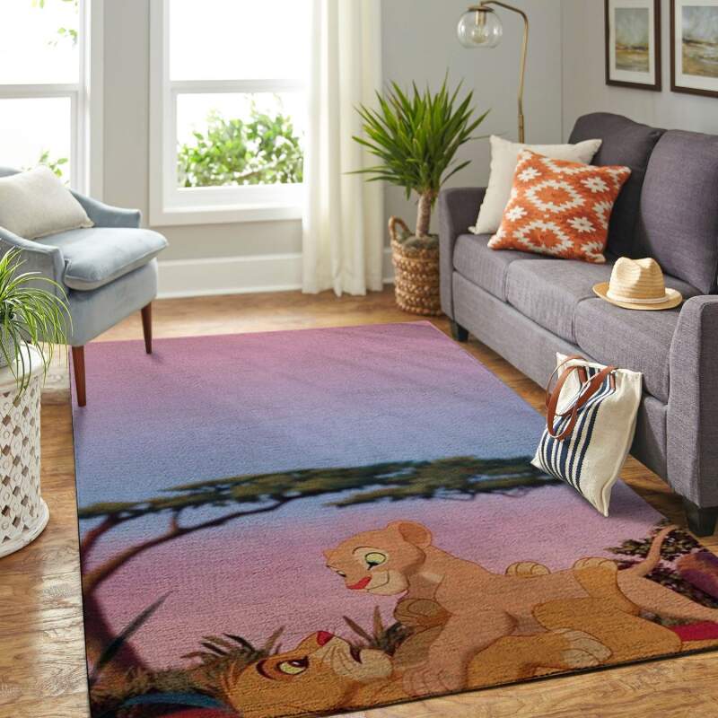 Deschea Lion King Live-action Living Room Area Rug