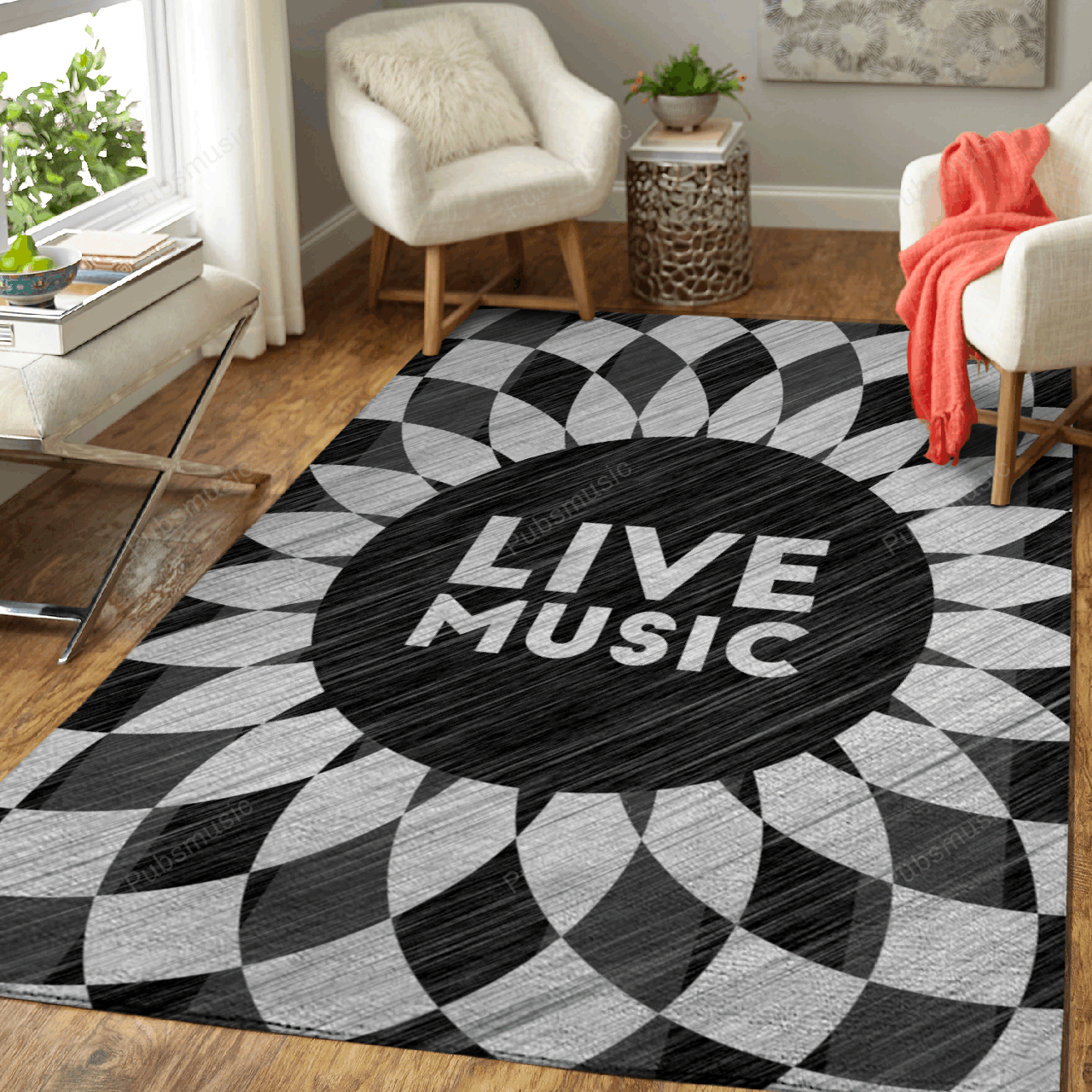 Deschea Live Music Pattern Art For Fans Area