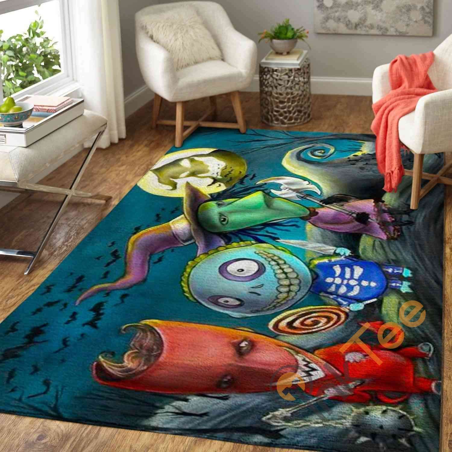 Deschea Disney Beauty And The Beast Living Room Area Rug