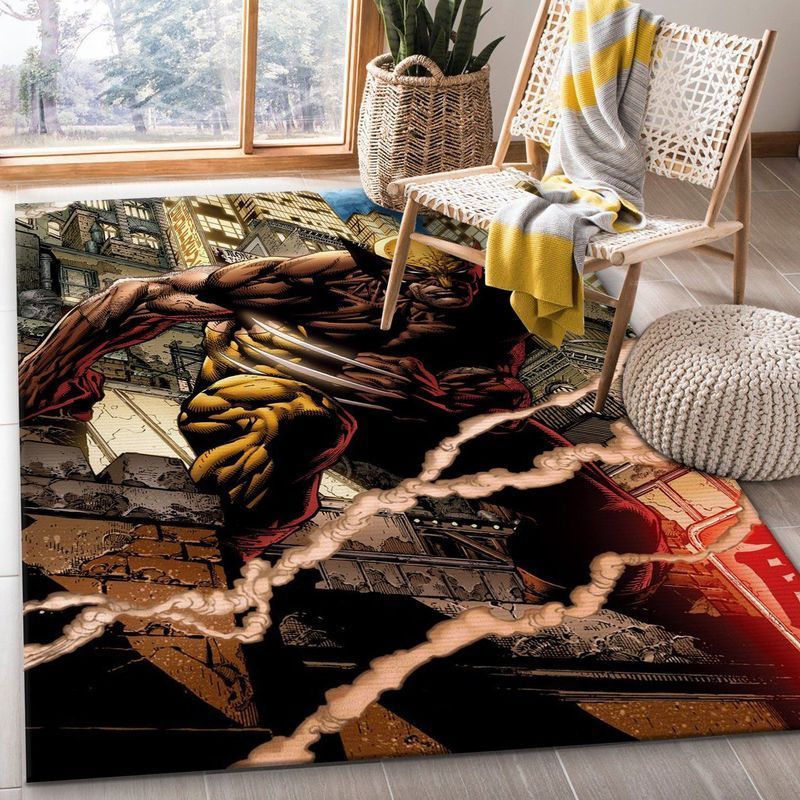 Deschea Logan Wolverine City Area Rug And