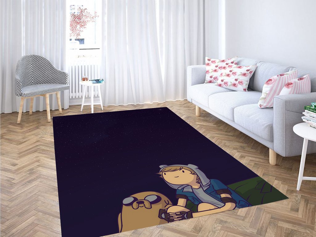 Deschea Look Sky Adventure Time Living Room Modern Carpet Rug