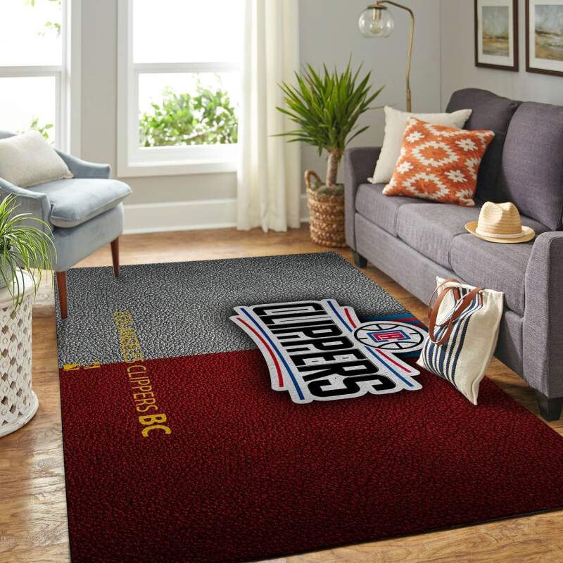 Deschea Los Angeles Clippers Living Room Area Rug