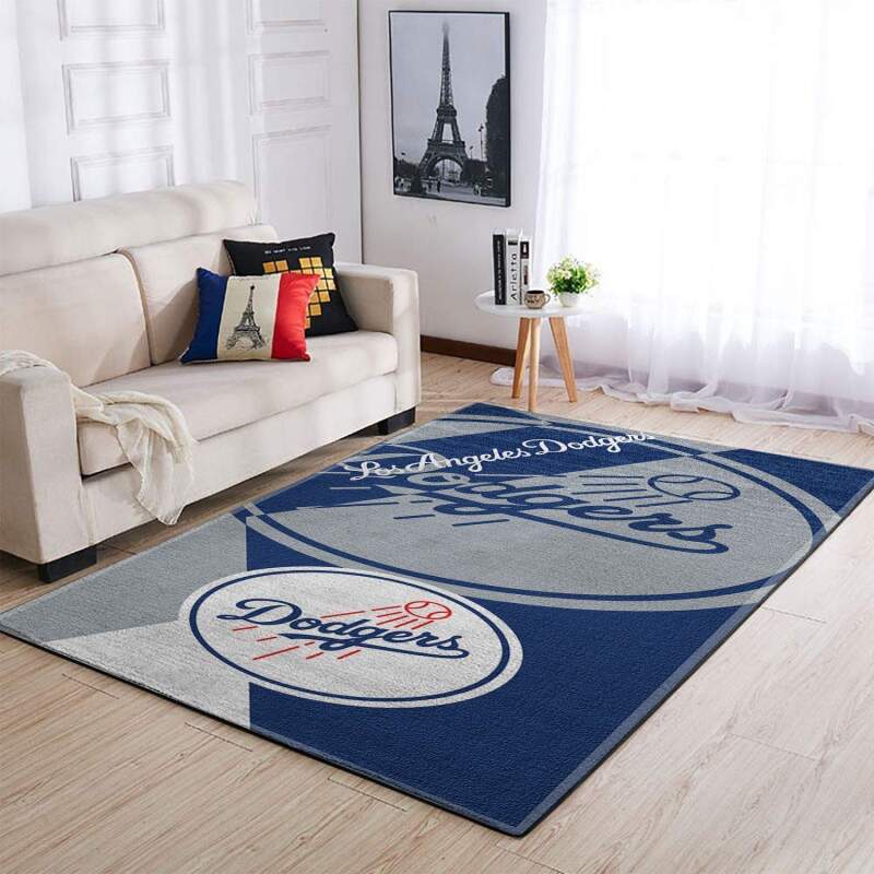 Deschea Los Angeles Dodgers Living Room Area Rug