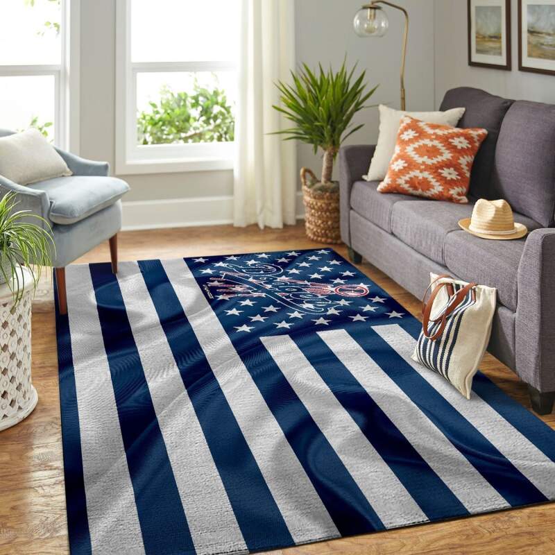 Deschea Los Angeles Dodgers Living Room Area Rug