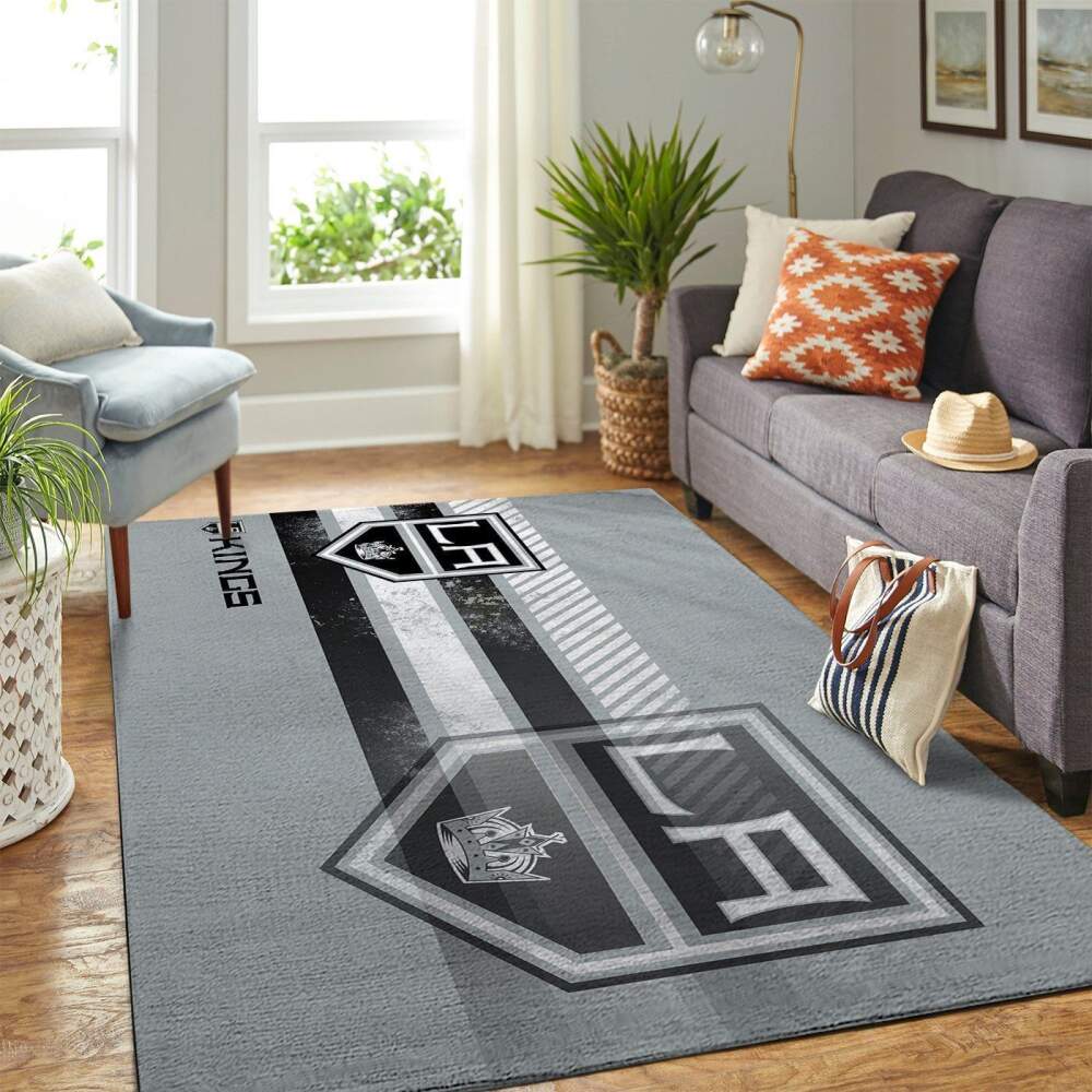 Deschea Los Angeles Kings Nhl Area Rugs Team Logo Sports