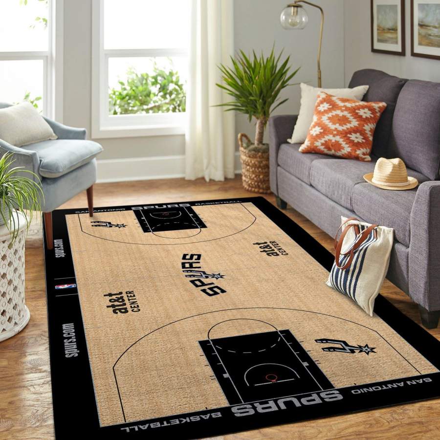 Deschea Los Angeles Lakers Area Rug Nba Basketball Team Logo Rug 1912266