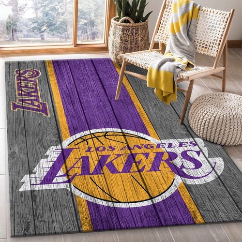 Deschea Los Angeles Lakers Nba Team Logo Wooden Style Nice Gift Rec