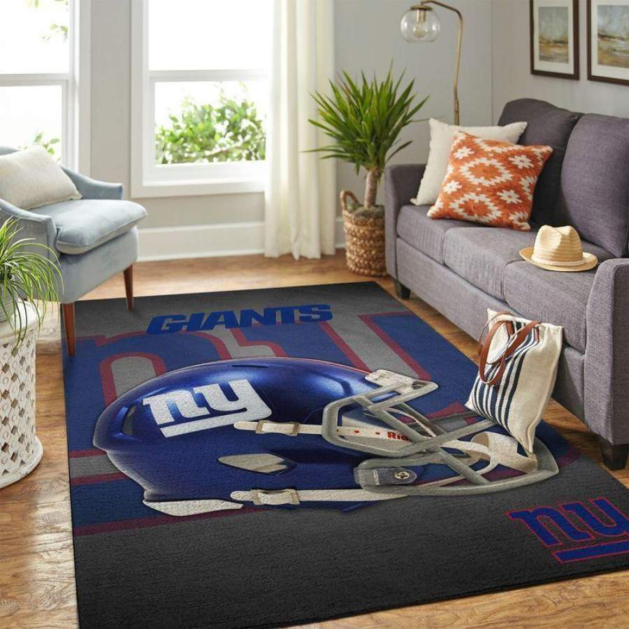 Deschea Los Angeles Rams Area Rug Nfl Football Team Logo Rug 02