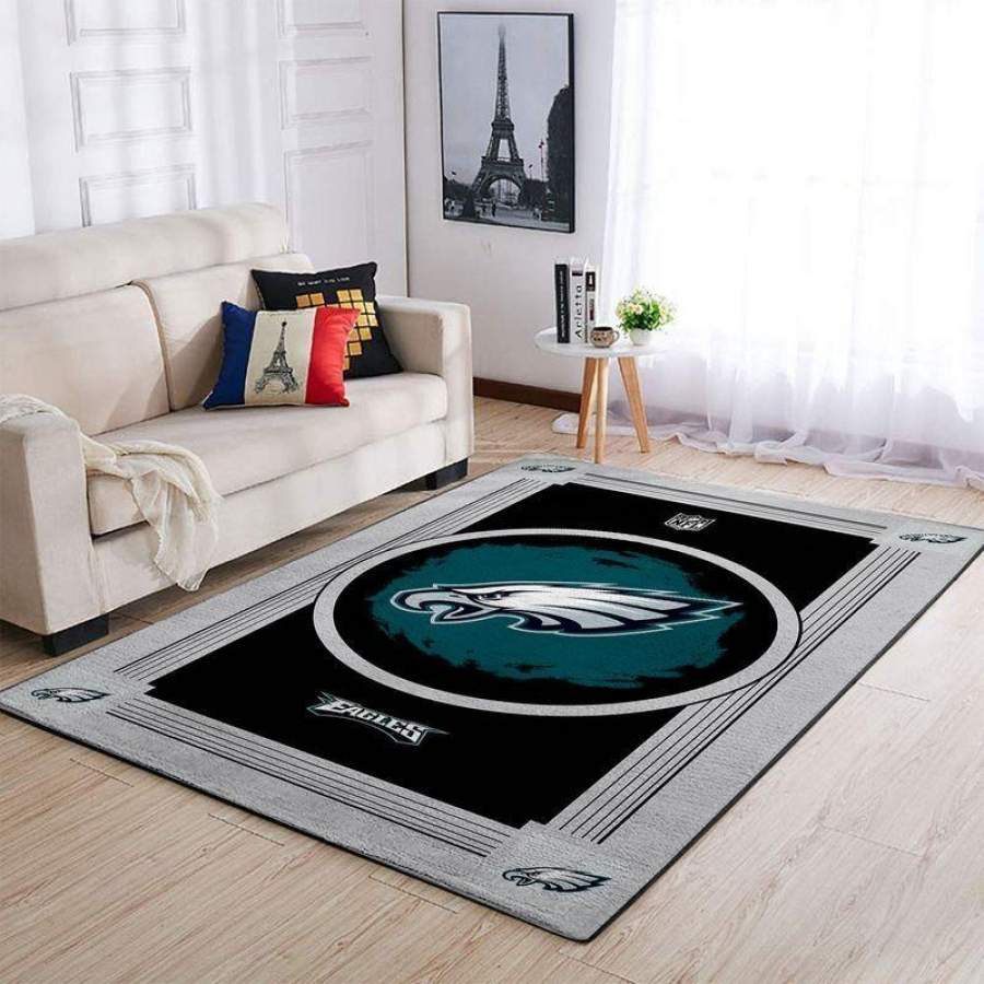 Deschea Los Angeles Rams Area Rug Nfl Football Team Logo Rug 1912289