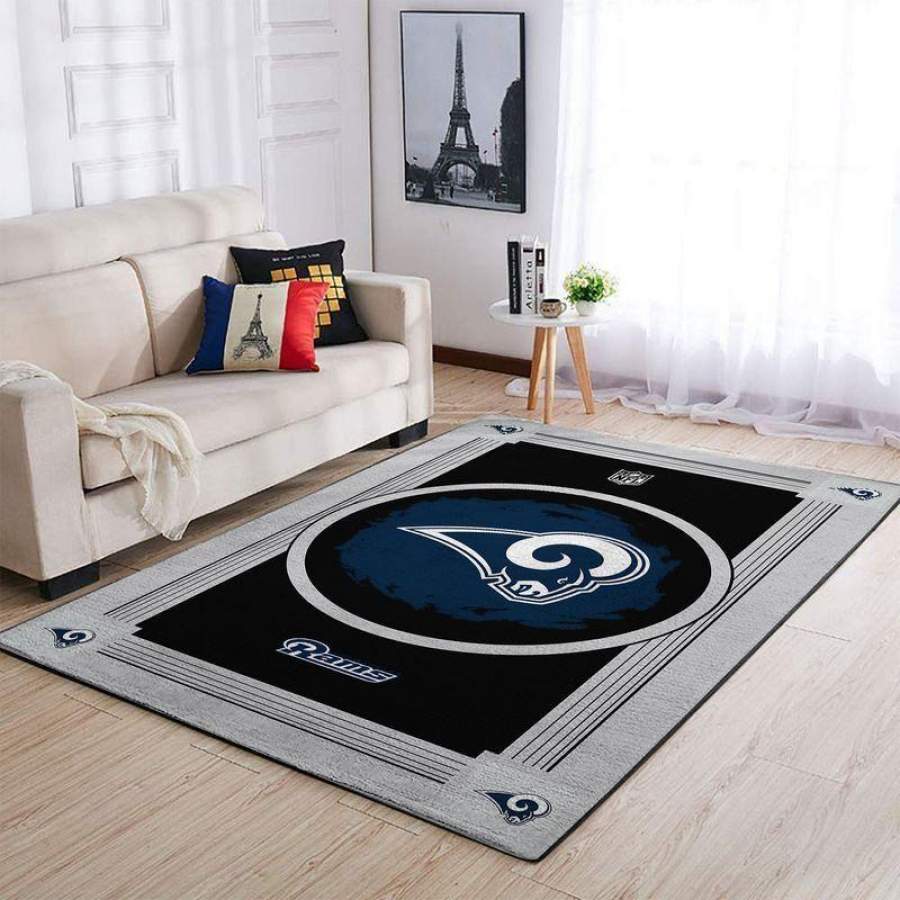 Deschea Los Angeles Rams Area Rug Nfl Ofd 20030353