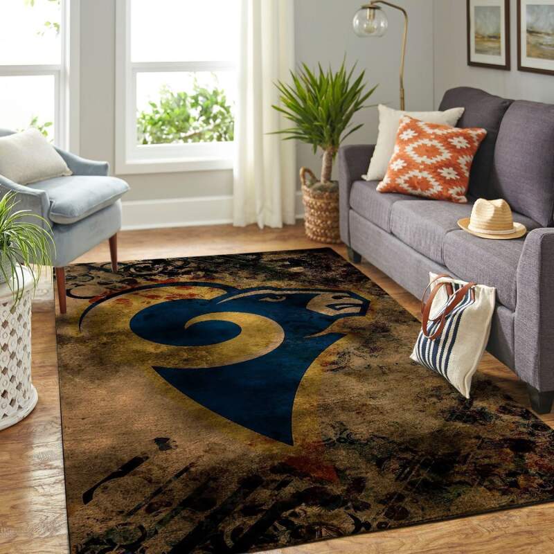 Deschea Los Angeles Rams Living Room Area Rug