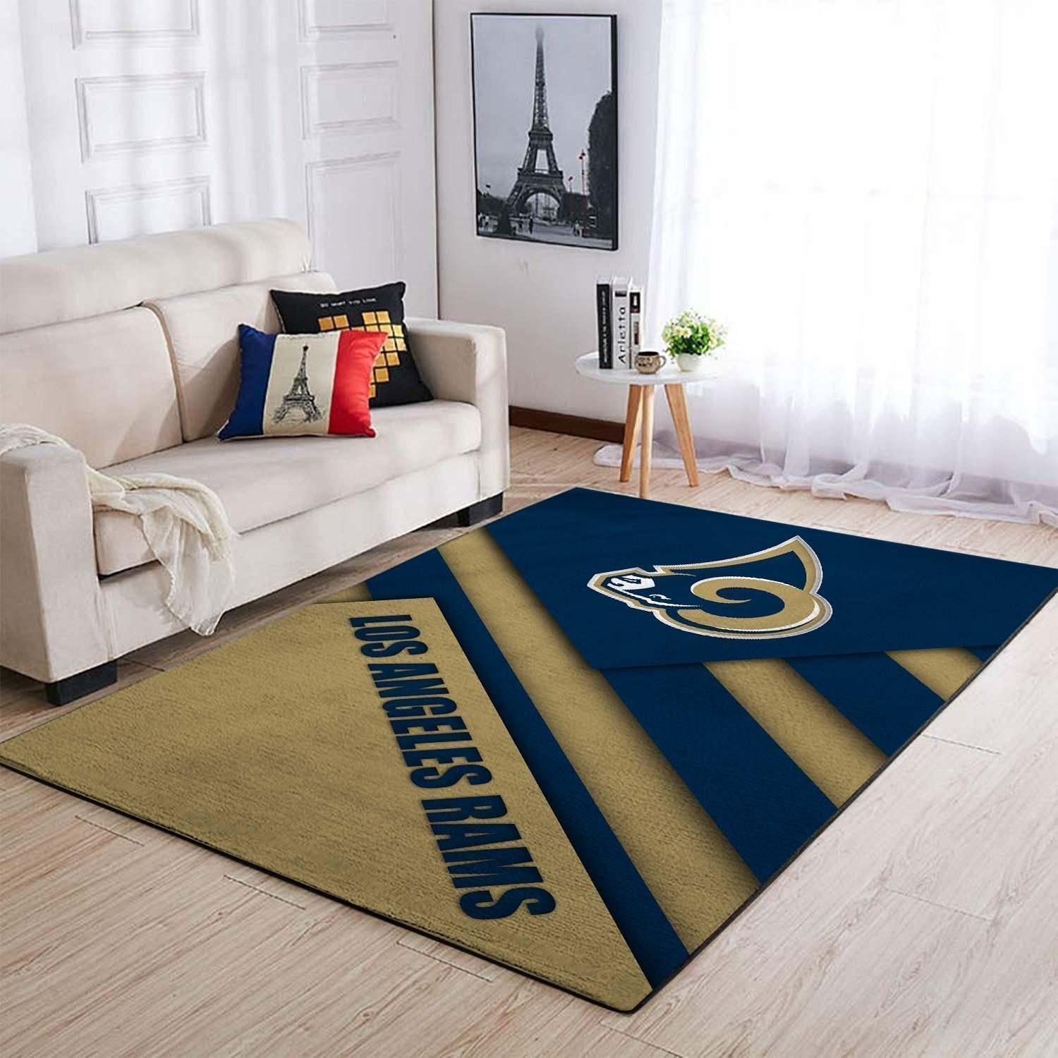 Deschea Los Angeles Rams Living Room Area Rug