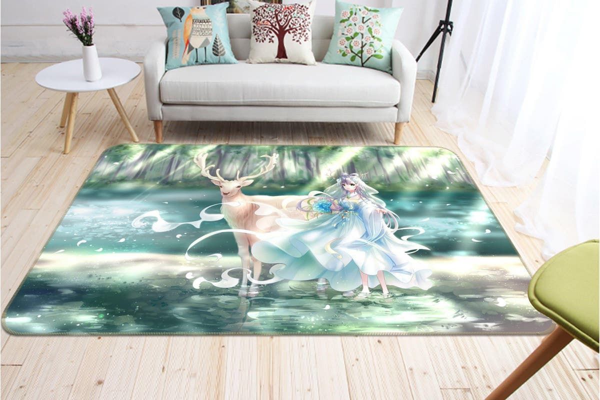 Deschea Luo Tianyi Anime 3 Area Rug And