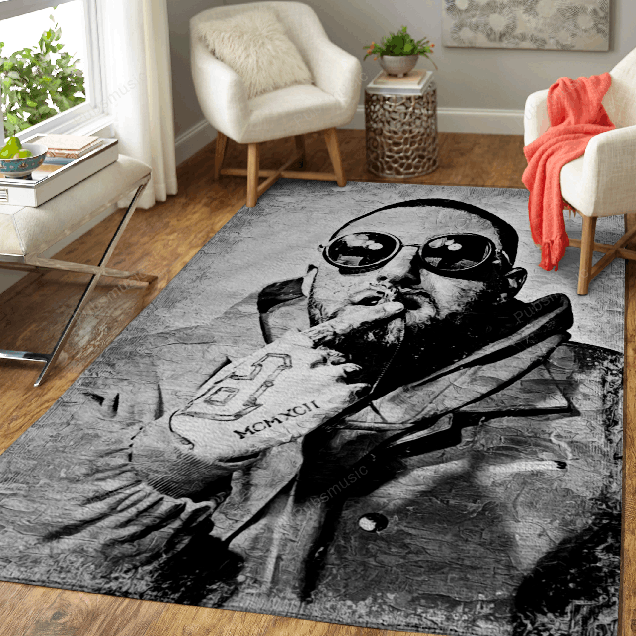 Deschea Mac Miller Music Monochrome Art For Fans Area