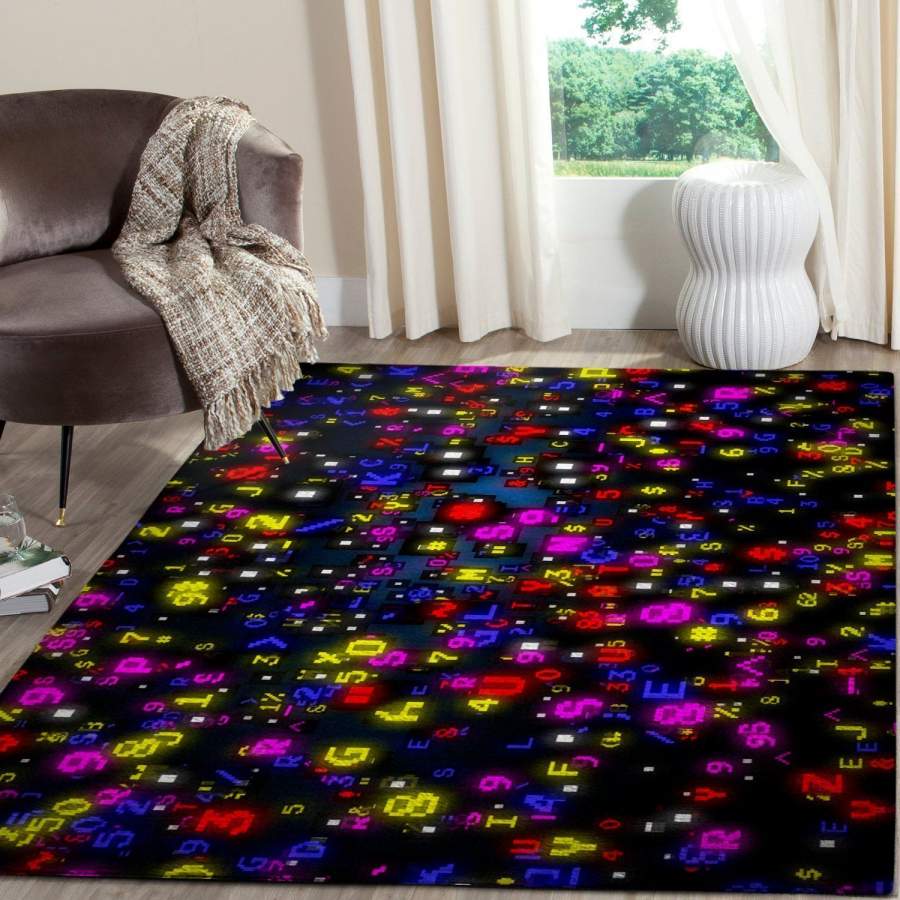 Deschea Macaron Sweet Print Pattern Area Rug