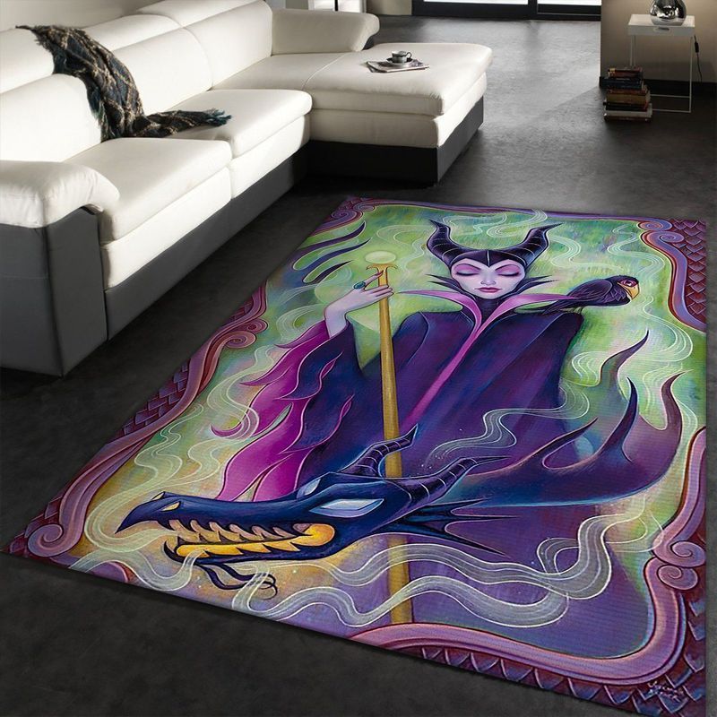 Deschea Maleficent Disney Movies Area Rug  Bed Room Regtangle