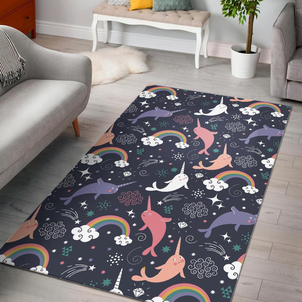 Deschea Mammoth Pattern Print Area Rug