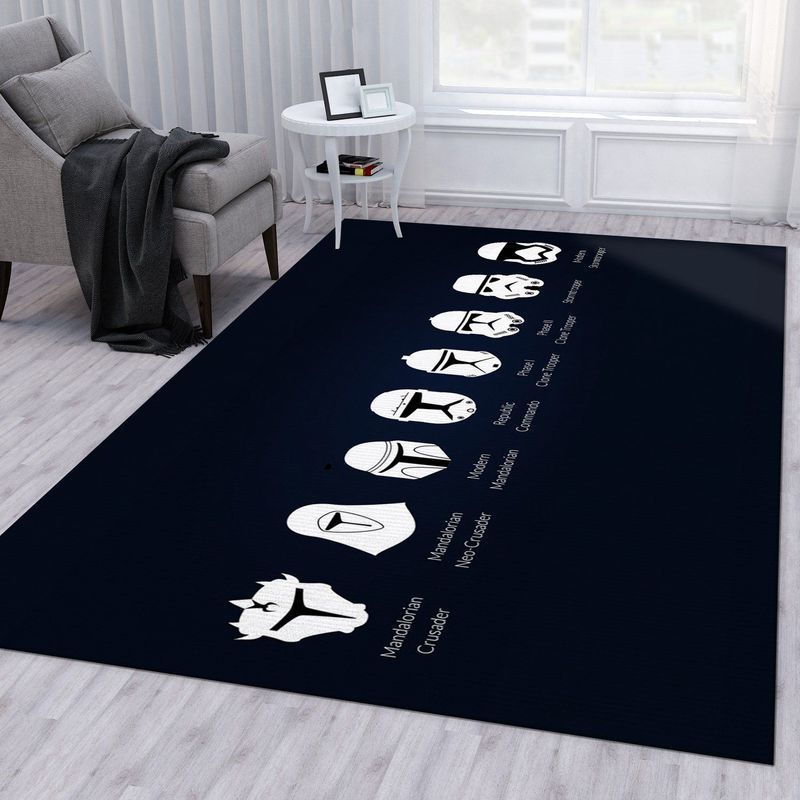 Deschea Mandalorian Star Wars 15 Area Rug And