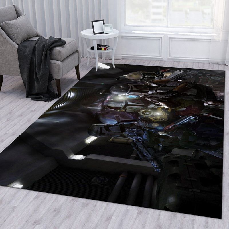 Deschea Mandalorian Star Wars 5 Area Rug And