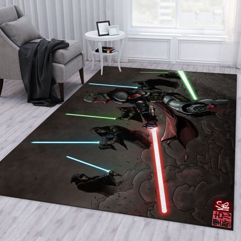 Deschea Mandalorian Star Wars 6 Area Rug And