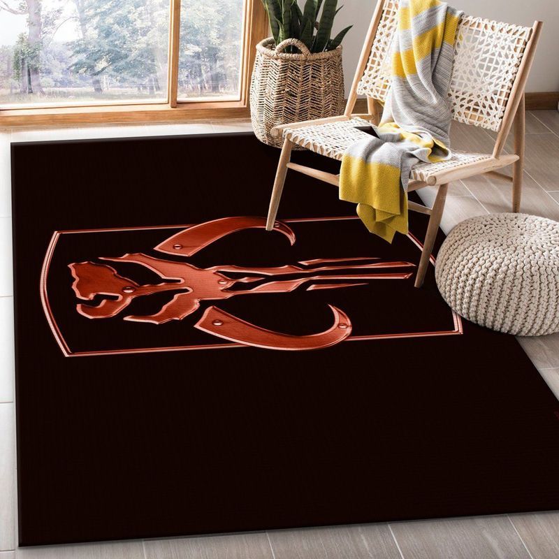 Deschea Mandalorian Star Wars 7 Area Rug And