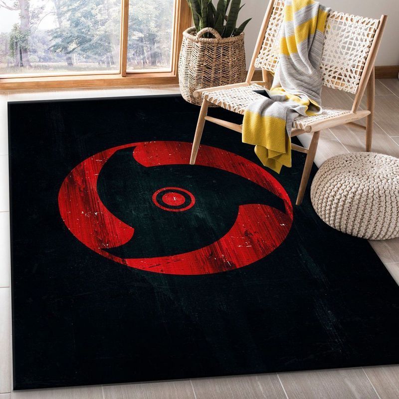 Deschea Mangekyou Sharingan 1 Area Rug And