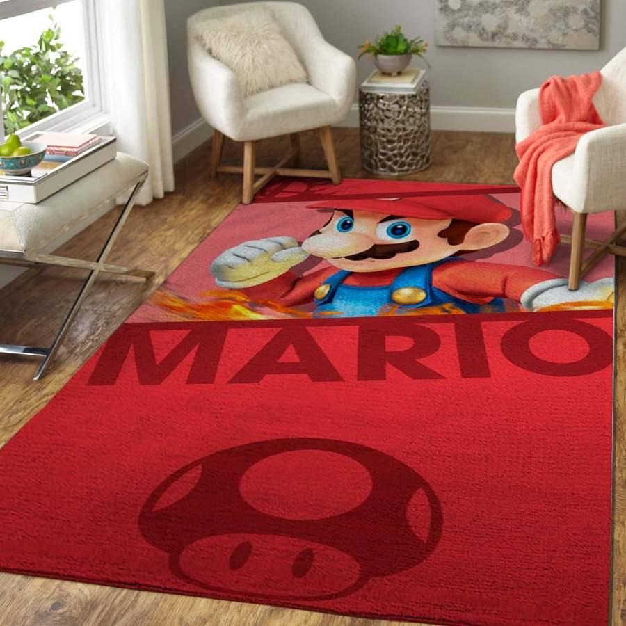 Deschea Mario Area Rug Gaming 1910138