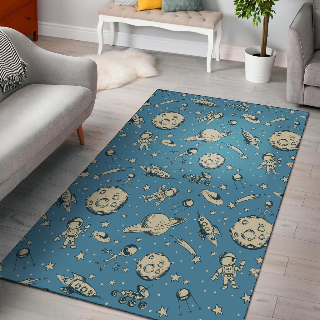 Deschea Mario Face Hd Area Rug