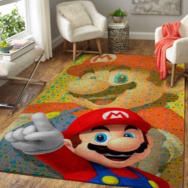 Deschea Mario Gaming Area Rugs Christmas Gift