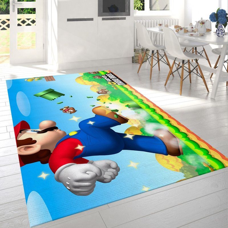 Deschea Mario New Super Mario Bros Bill Ball Goomba Koopa Troopa Area Rug And