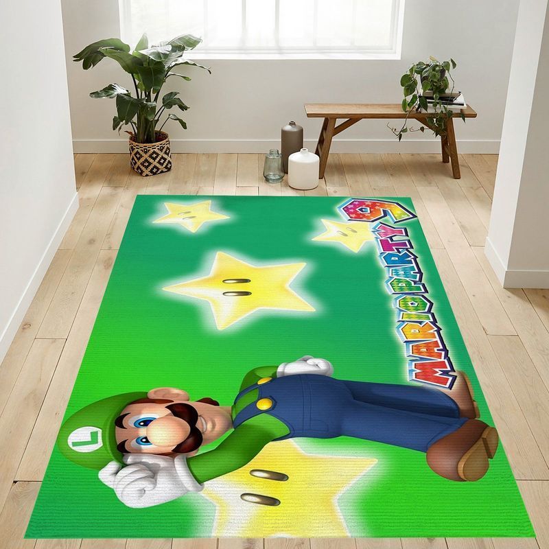 Deschea Mario Party Area Rug And