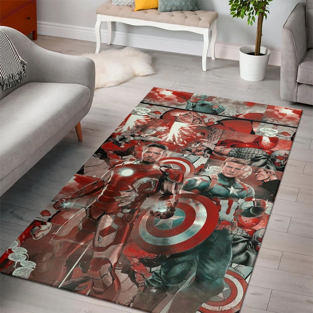 Deschea Marvel Movies Area Rugs