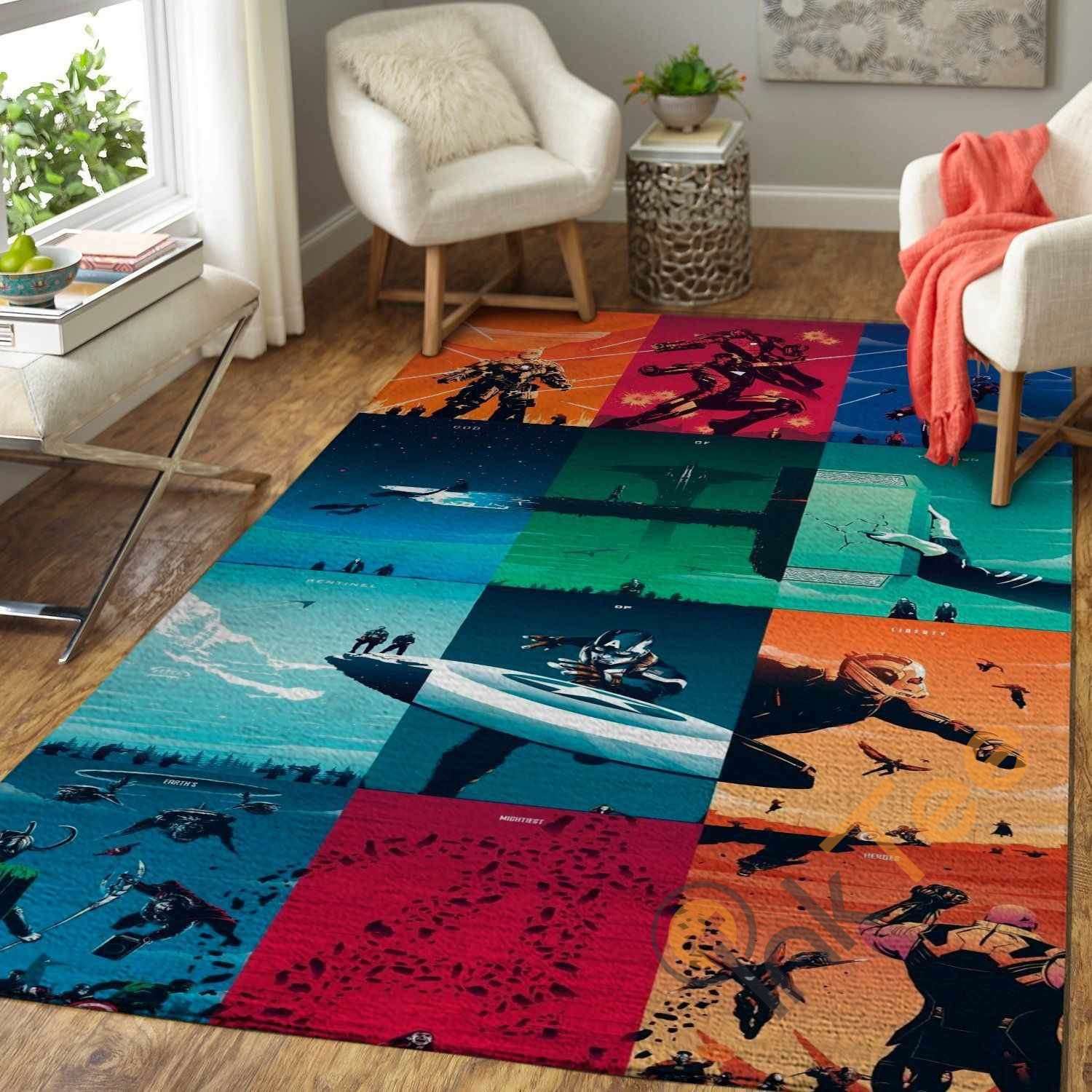 Deschea Mavel avengers Area Rug