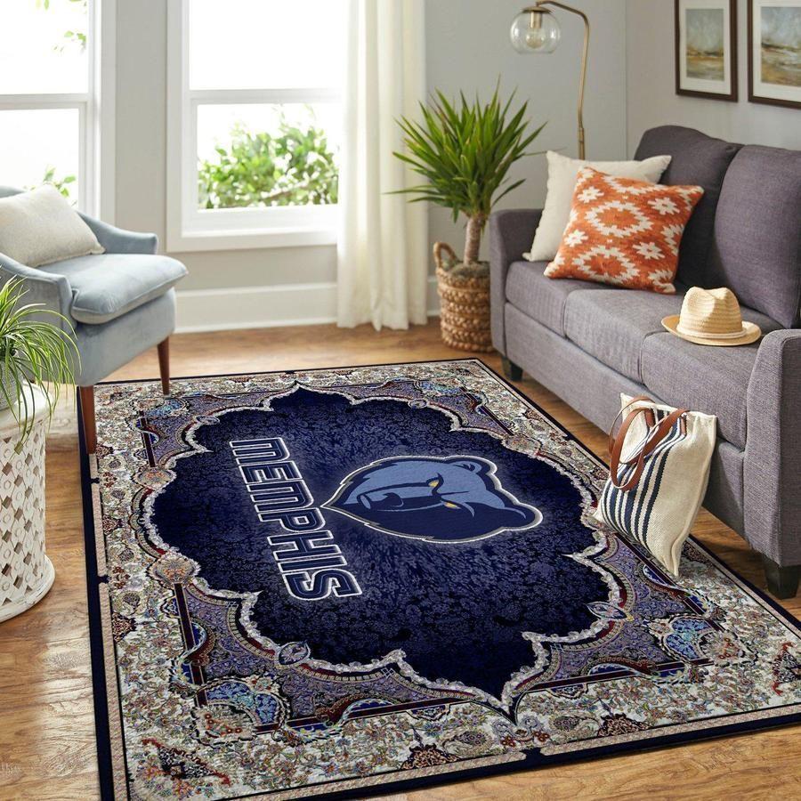 Deschea Memphis Grizzlies Area Rug Nba Basketball Team Logo V4599