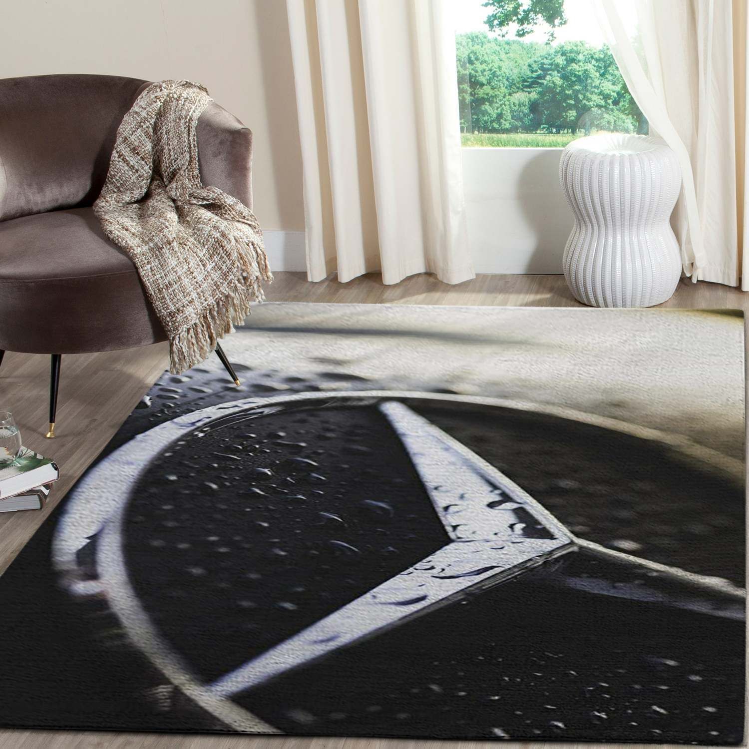 Deschea Mercedes Logo Supercars Area Rugs Fn151218