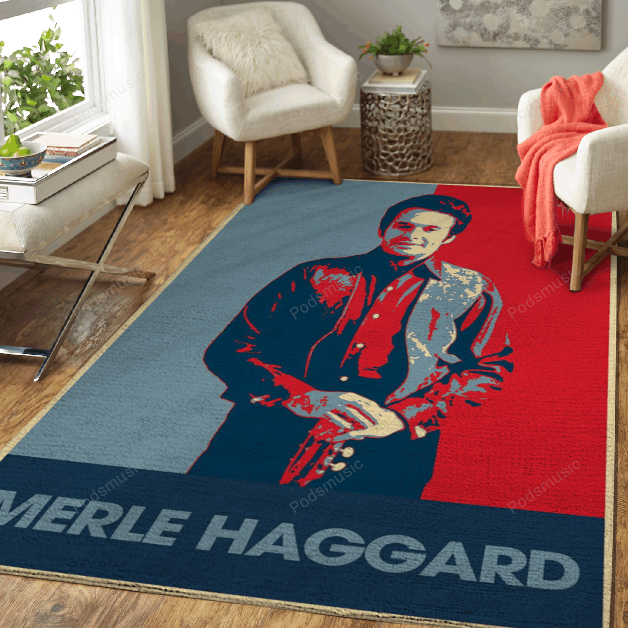 Deschea Merle Haggard Country Music Art For Fans Area