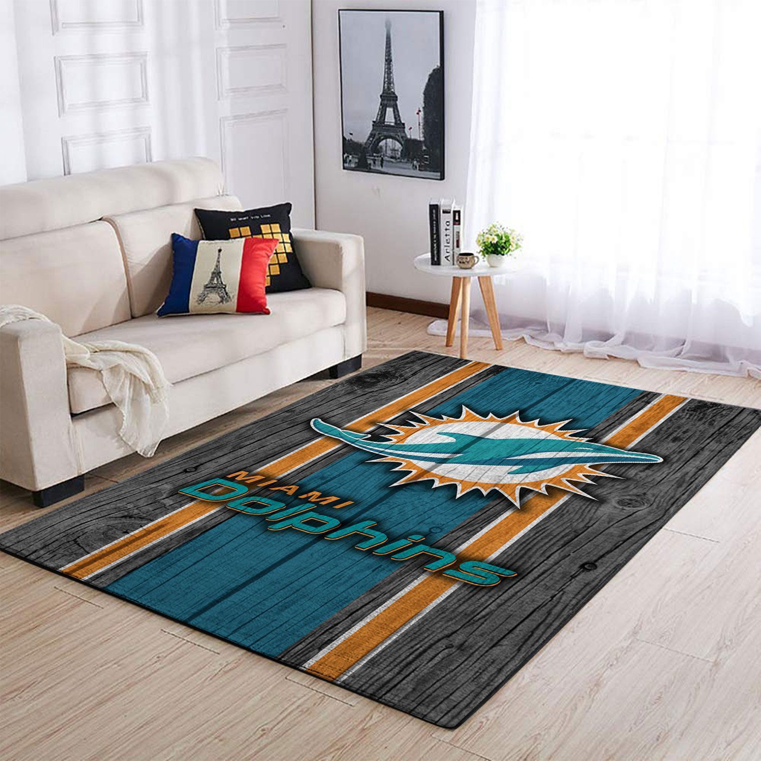 Deschea Miami Dolphins Living Room Area Rug