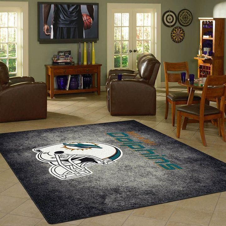 Deschea Miami Dolphins Living Room Area Rug