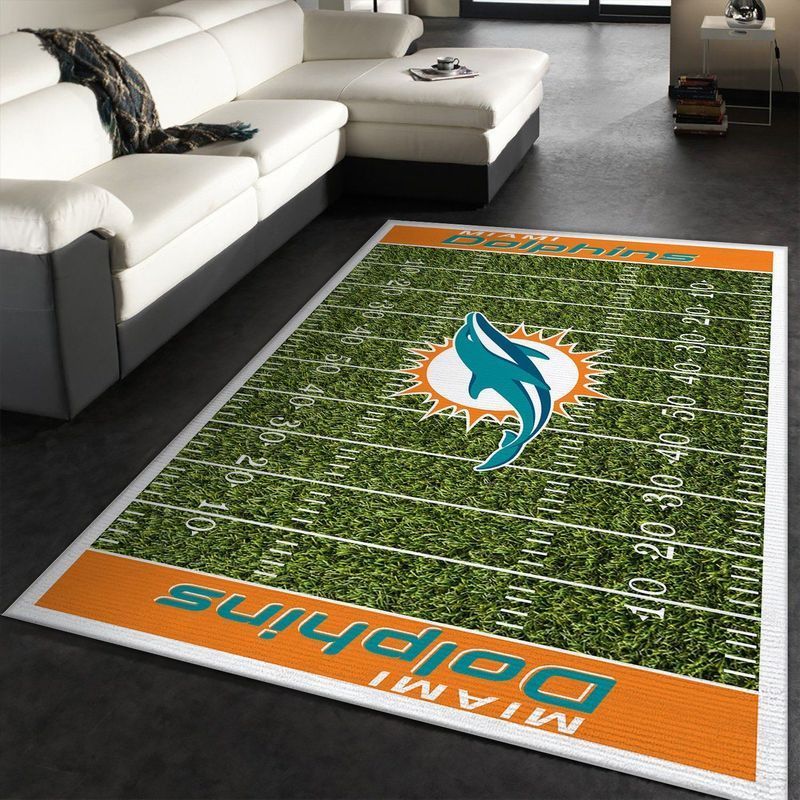 Deschea Miami Dolphins Nfl 26 Area Rug And