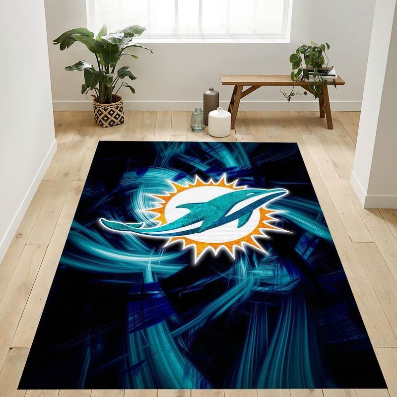 Deschea Miami Dolphins Nfl 32 Area Rug And