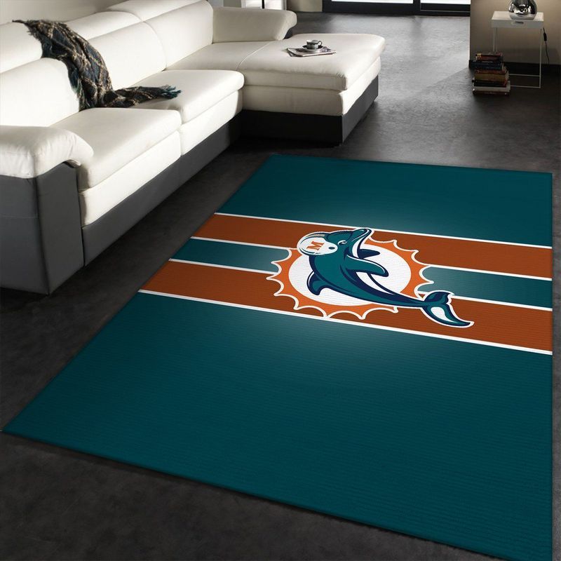 Deschea Miami Dolphins Nfl 4 Area Rug And