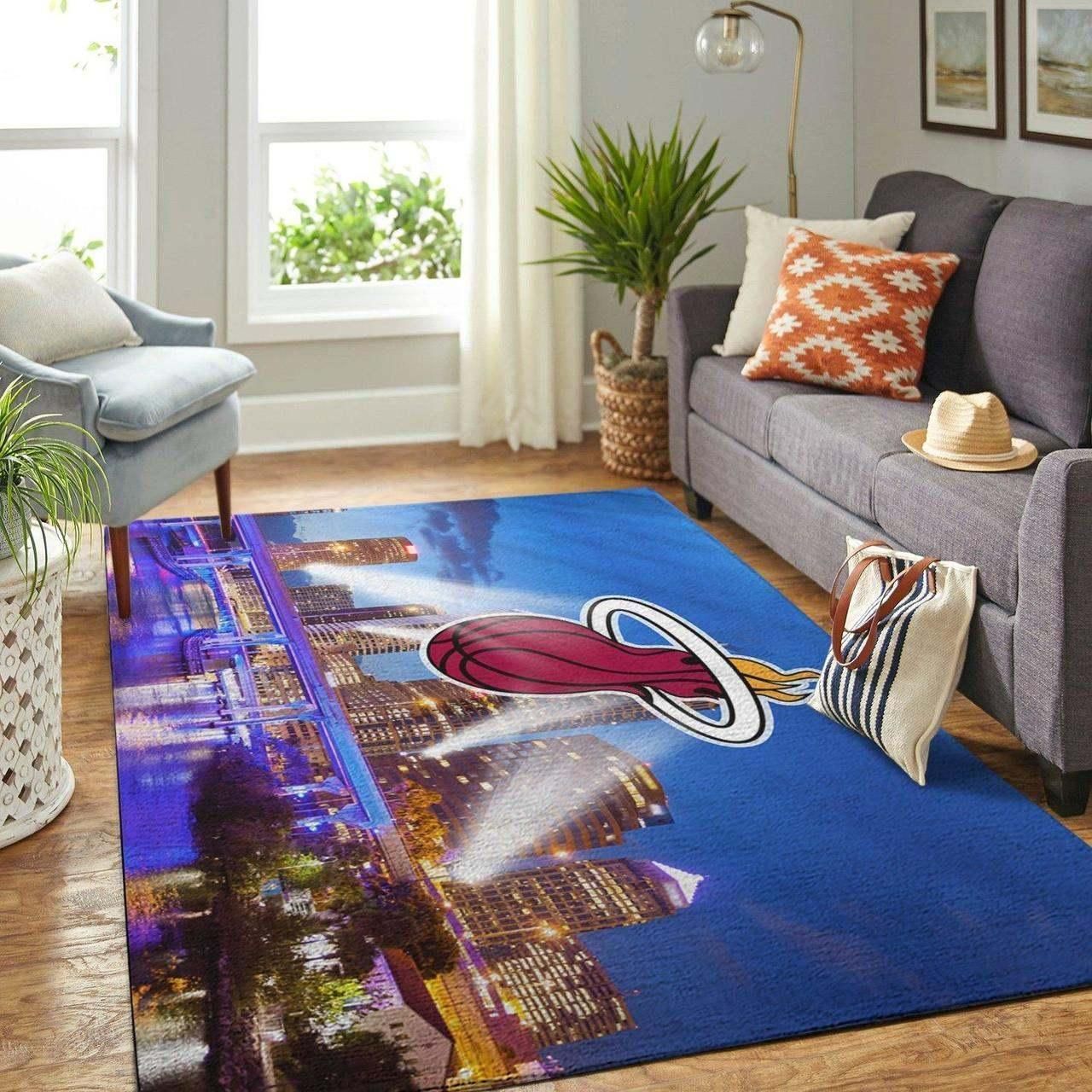 Deschea Miami Heat Living Room Area Rug