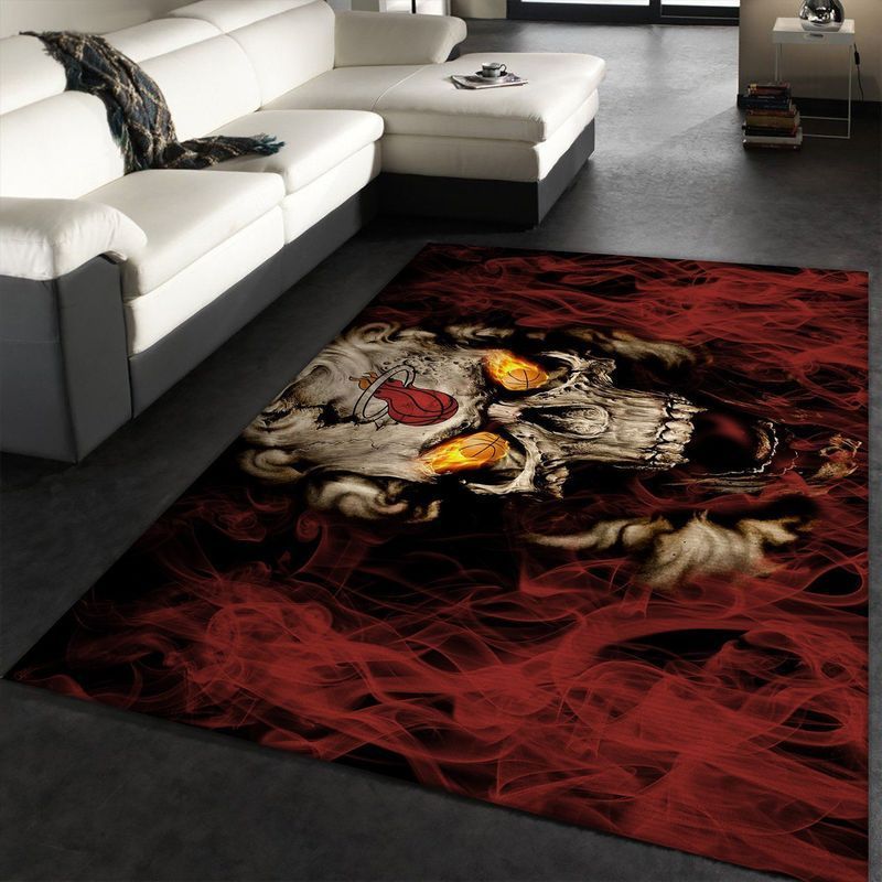 Deschea Miami Heat Nba 2 Area Rug And