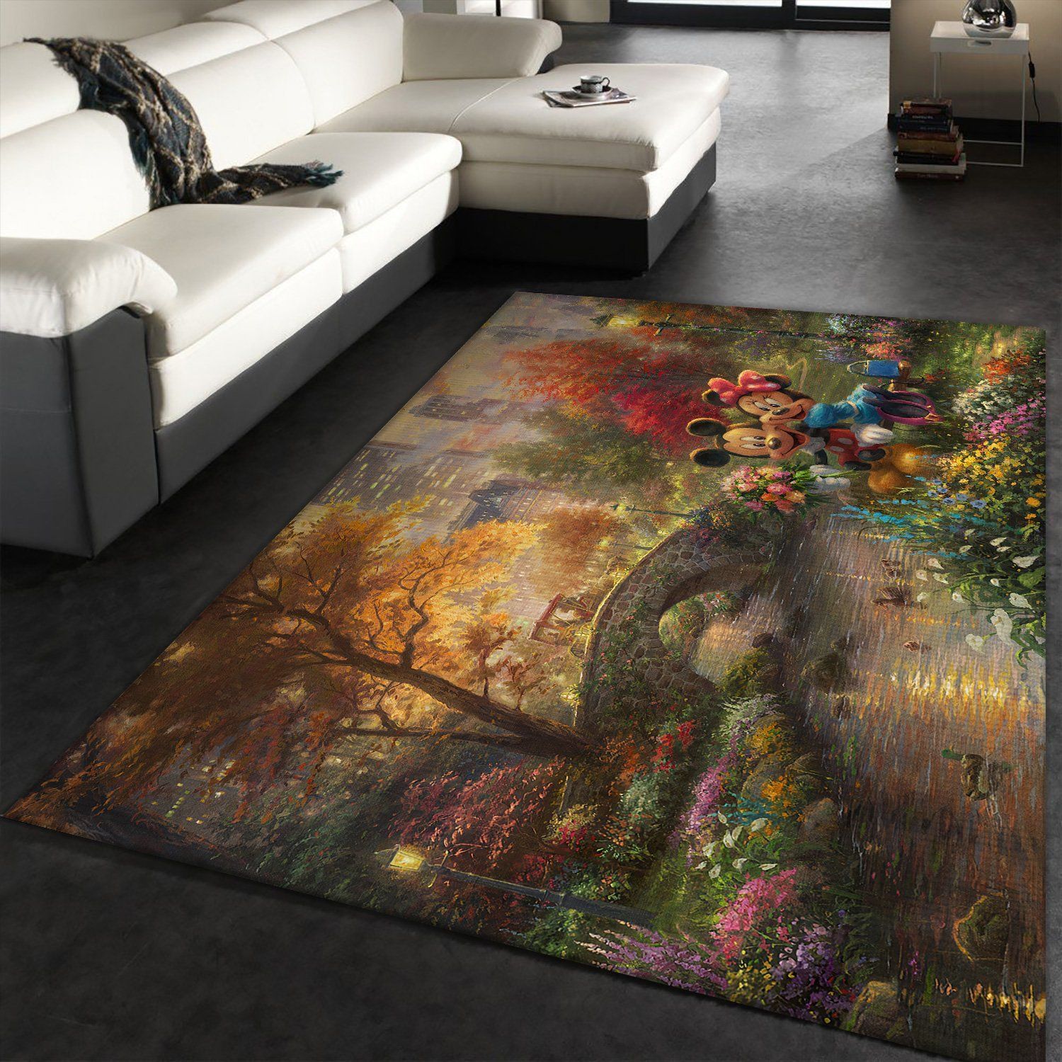 Deschea Mickey And Minie Rug – Custom Size And Printing