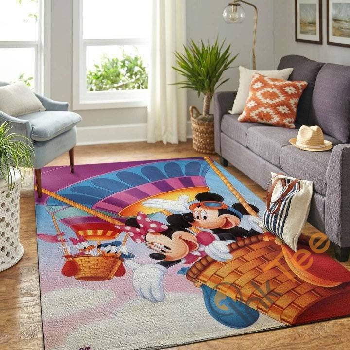 Deschea Mickey Disney Mouse Friends Decorative Floor Rug